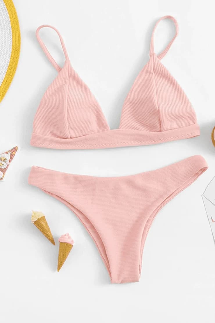 LIEBIAN Fashion swimsuit with twill halter