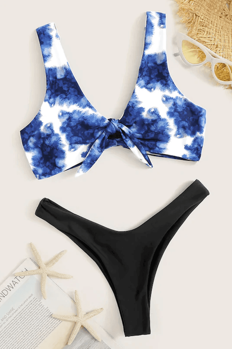 LIEBIAN Fashion tie-dyed swimwear 2612