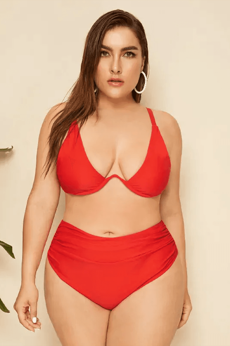 LIEBIAN Women Large size swimwear LFD005