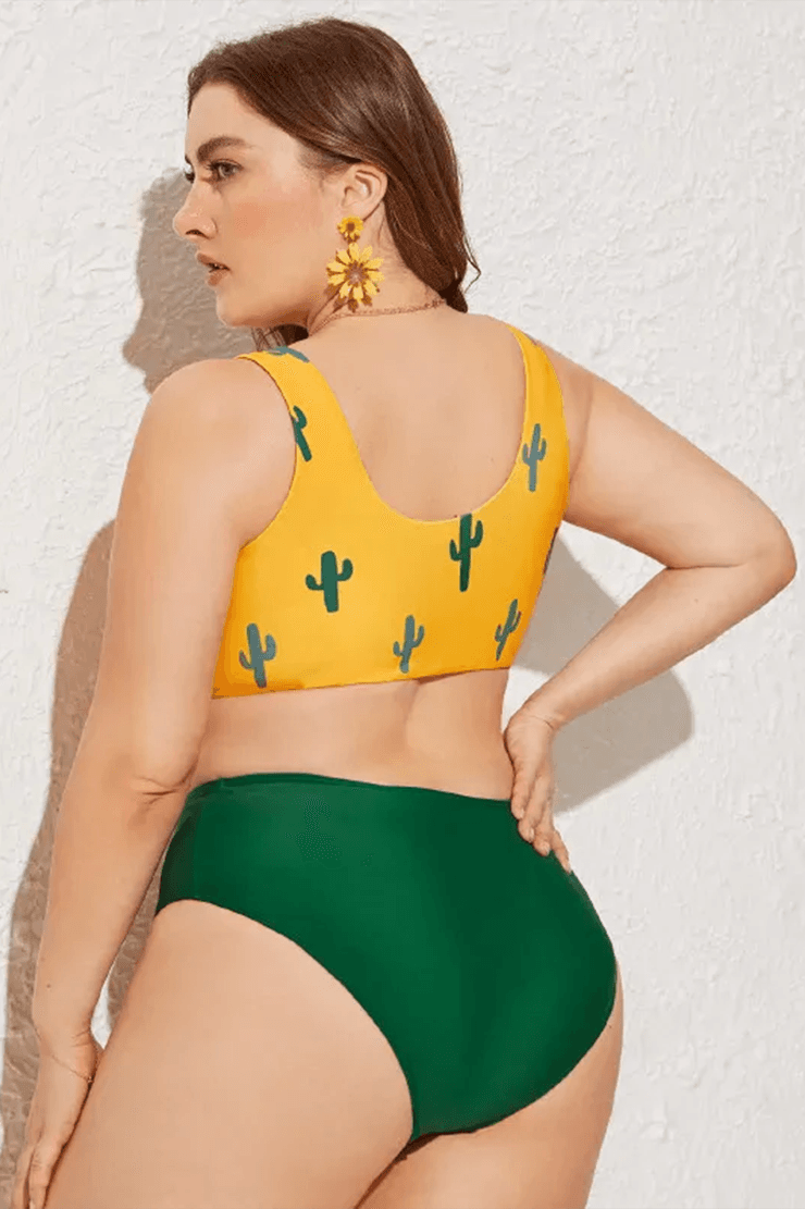 LIEBIAN Women Large size swimwear LFD002